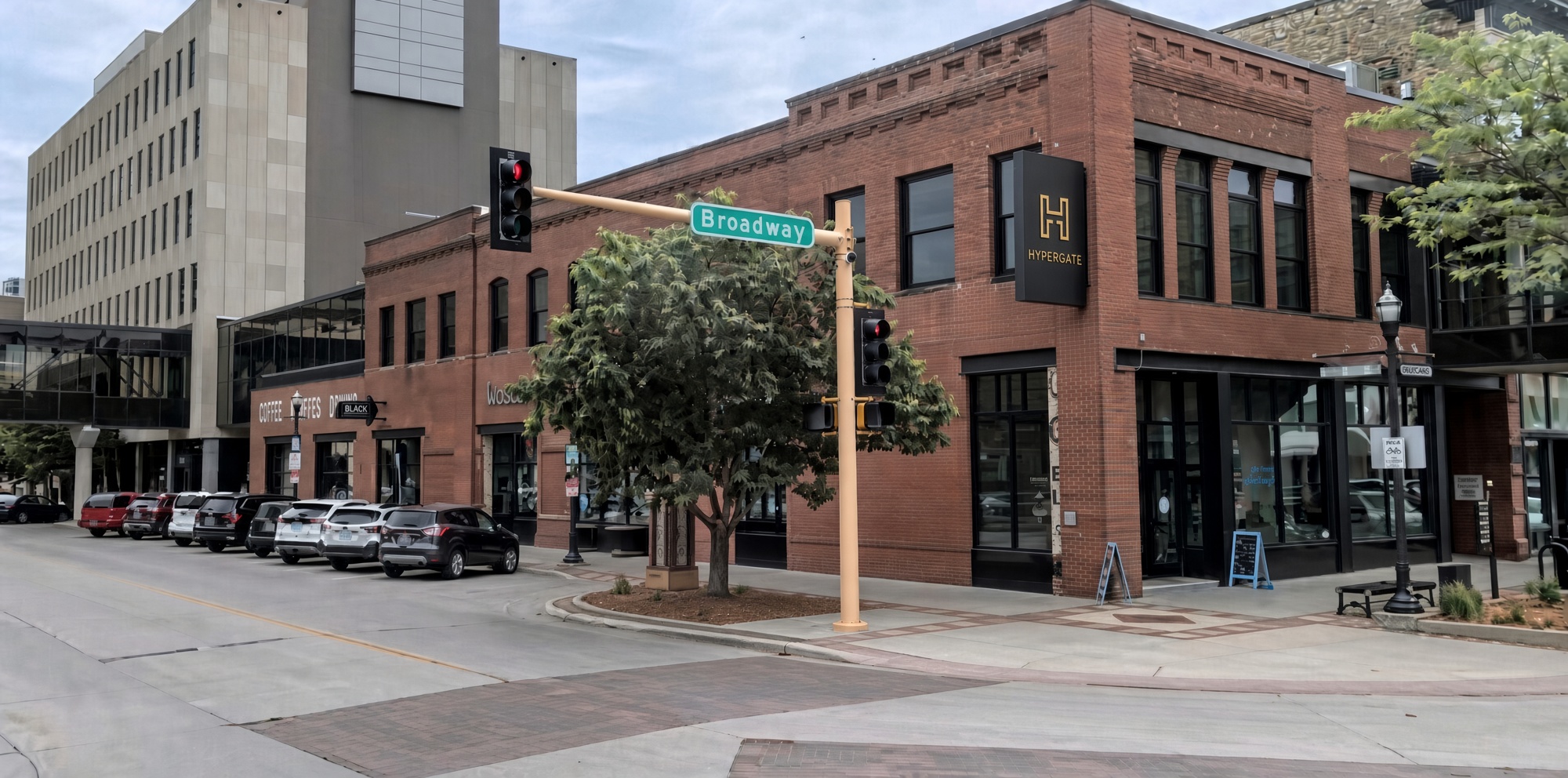 Hypergate office on Broadway in downtown Fargo